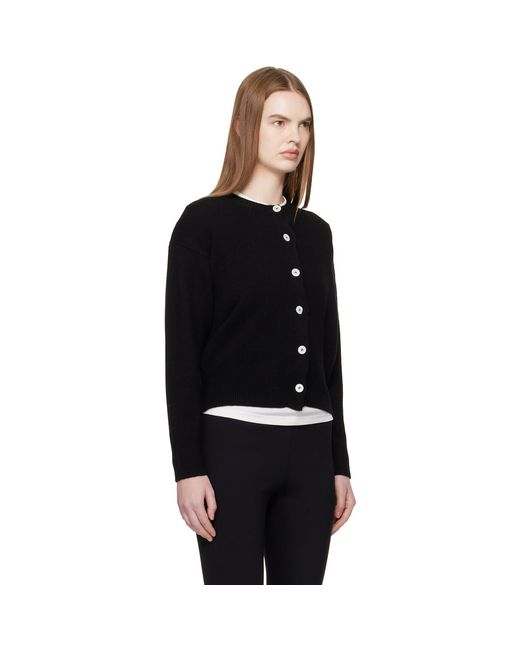 &Daughter Black Ada Crewneck Cardigan