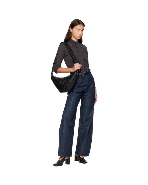 Lemaire Blue High Waisted Curved