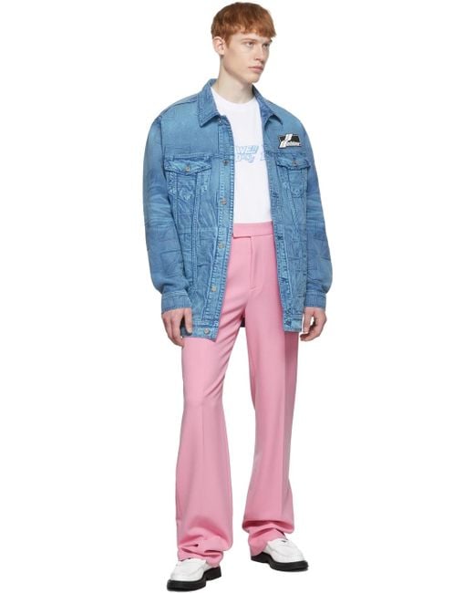 we11done Blue Denim Jacket for men