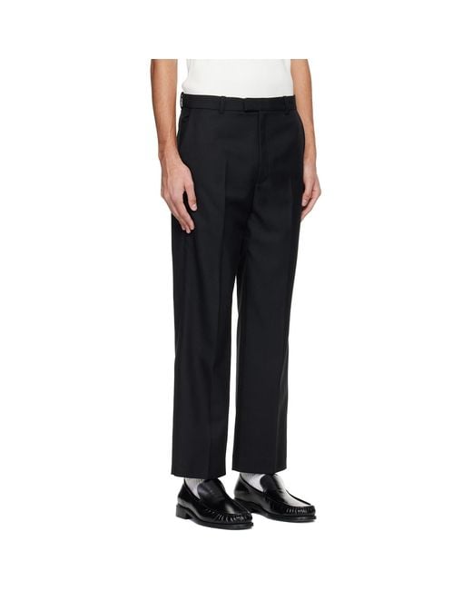 A.P.C. Black Jim Trousers for men