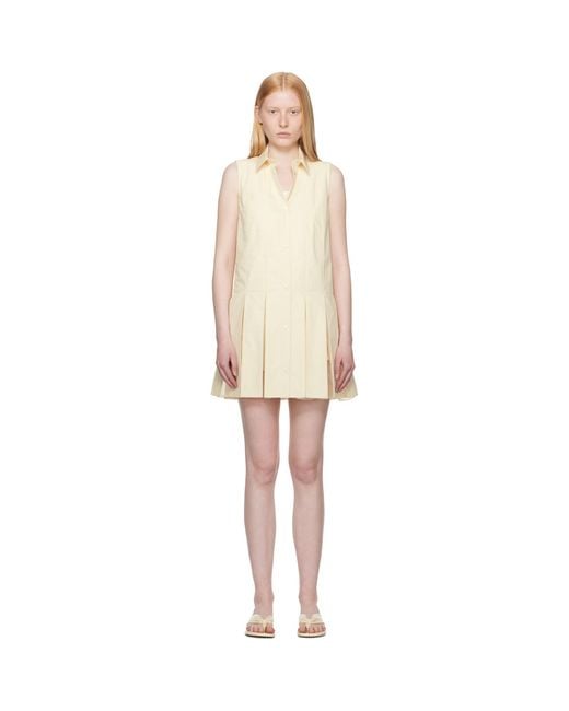 Moncler Black Off- Cotton Silk Shirt Minidressshorts Set