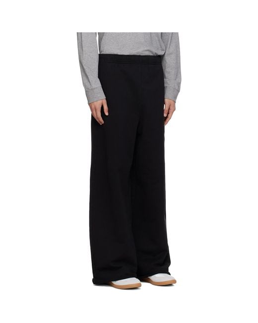 MM6 by Maison Margiela Black Label Patch Sweatpants for men