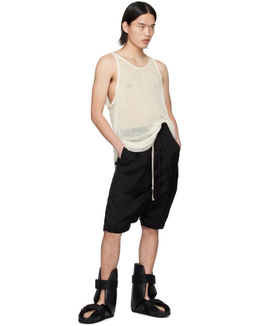 Débardeur blanc Rick Owens pour homme en coloris Black