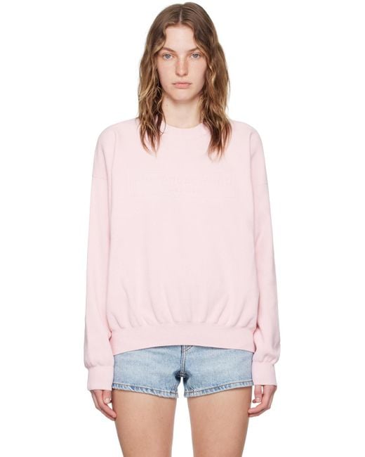 Alexander Wang Multicolor Embossed-logo Sweater