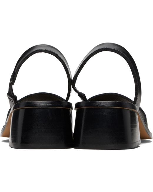 Hereu Black Altet Heeled Sandals