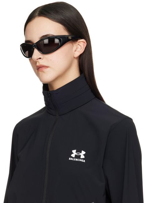 Balenciaga Sporty B Round Af サングラス で ブラック Balenciaga Sporty B Round Af Sunglasses in Black for Men