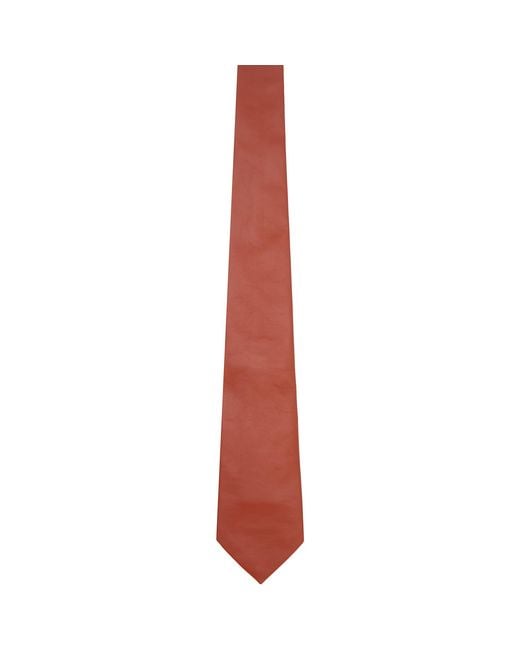 Bottega Veneta Black Smooth Lambskin Tie for men