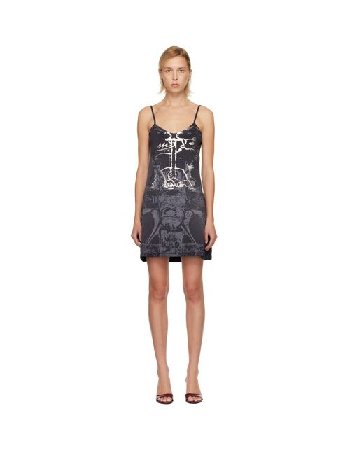 DIESEL Black D-Longy Minidress