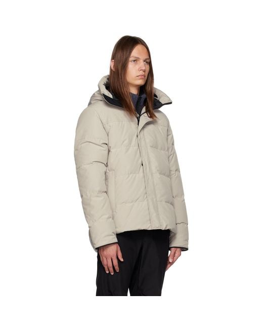 Canada Goose Black Beige Macmillan Down Jacket for men