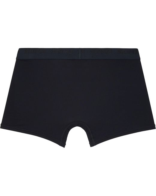 Skims Black Three-Pack Stretch 3 Boxer Briefs for men
