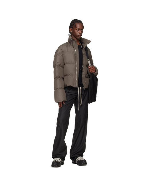Rick Owens Brown Moncler + Cyclopic Down Jacket for men