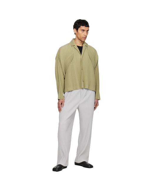 Homme Plissé Issey Miyake 'Cover And Fold' Jacket in Green for Men