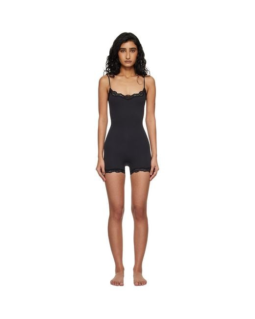 Combishort Noir Skims en coloris Black