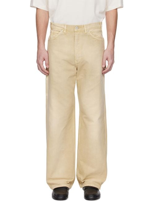 パンツ AURALEE 25SS ORGANIC COTTON DUCK PANTS 4 Auralee Organic Cotton Duck Pants | Light Beige | Canoe Club