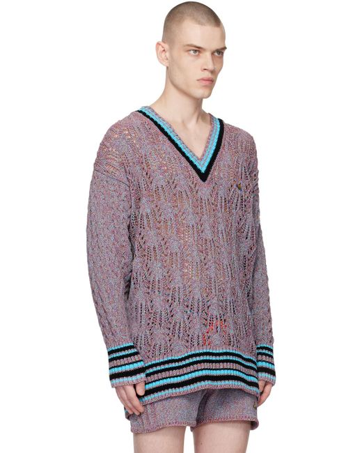 Vivienne Westwood Purple Range Oversized Sweater for men