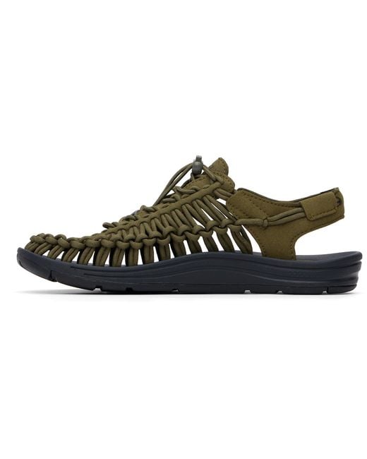Keen Black Khaki Uneek Sandals for men