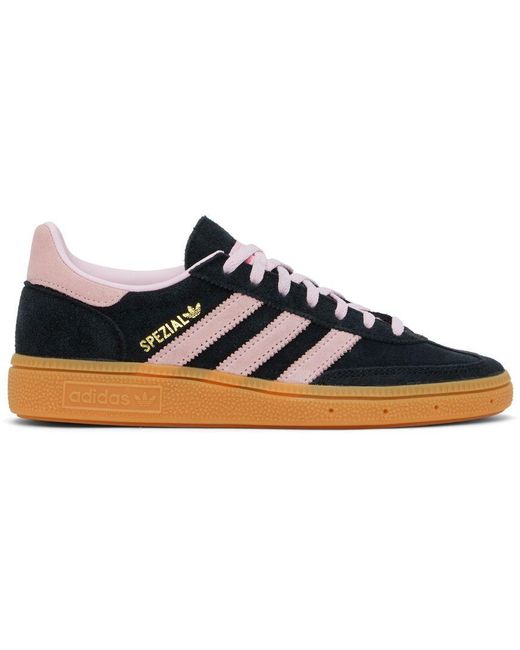 adidas Originals Black & Pink Handball Spezial Sneakers | Lyst