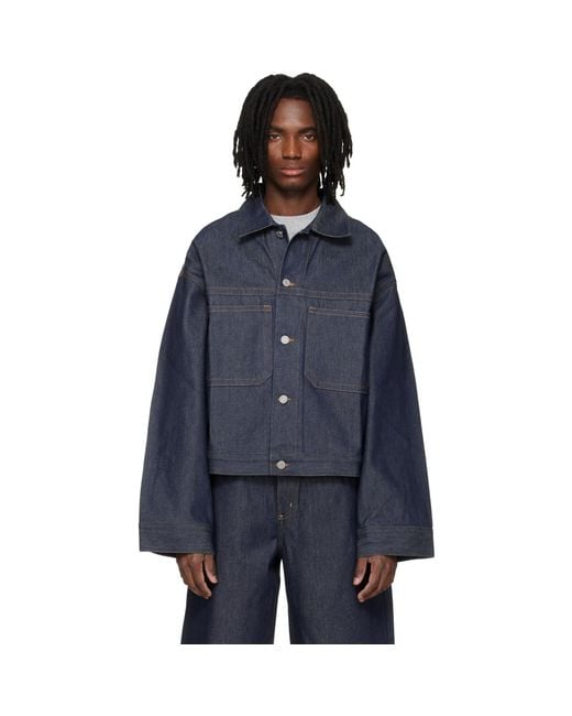 Agolde Blue Blaze Denim Jacket for men