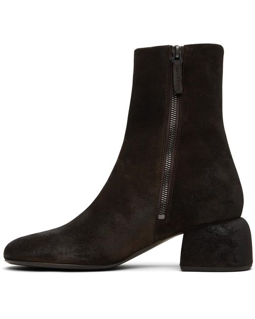 Marsèll Black Basata Suede Ankle Boots
