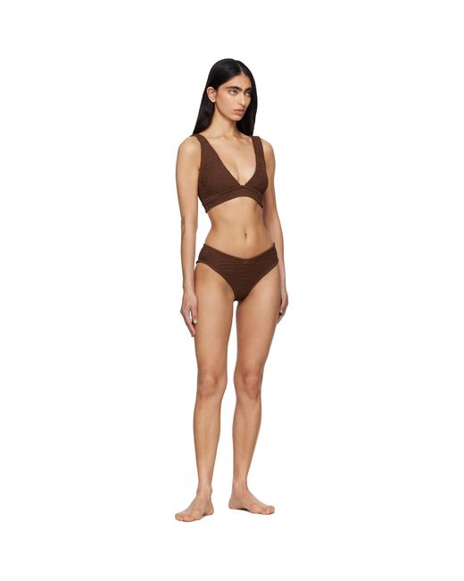 Hunza G Brown Angel Bikini