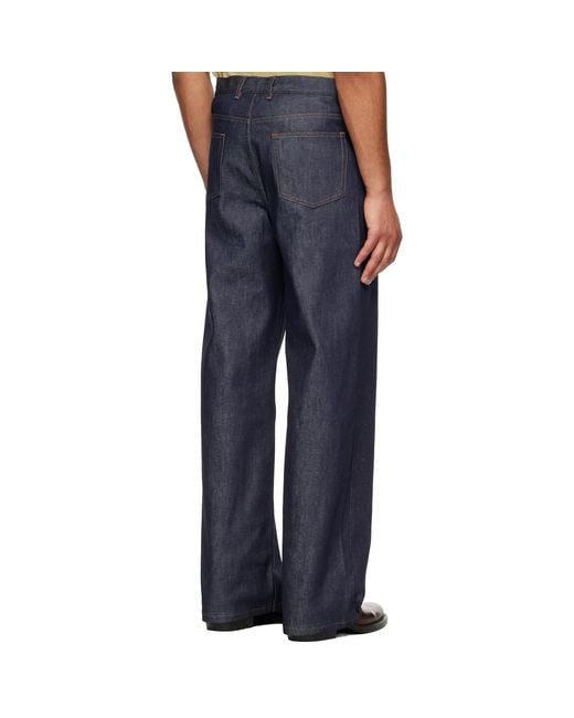 A.P.C. Blue Aaron Jeans for men