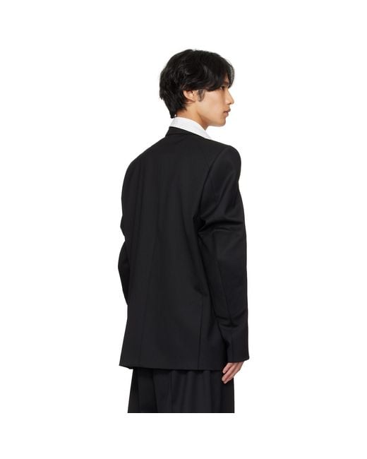 Vetements Black Biker Tailored Blazer for men