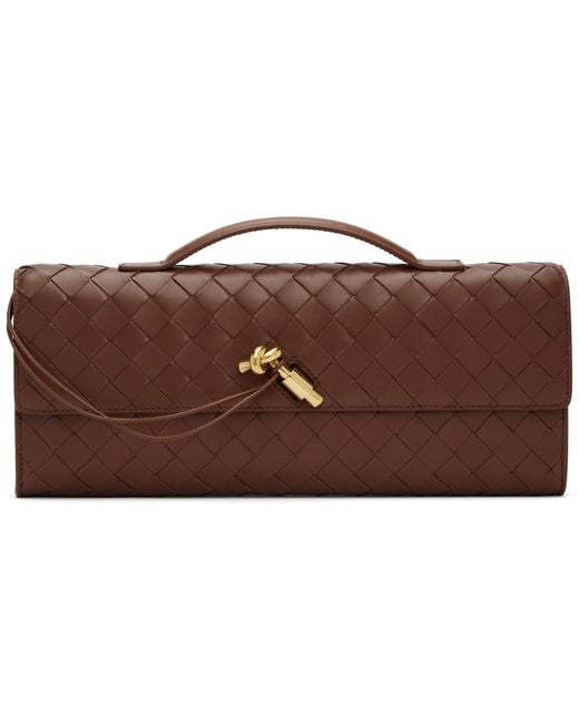 Bottega Veneta Black Andiamo Clutch
