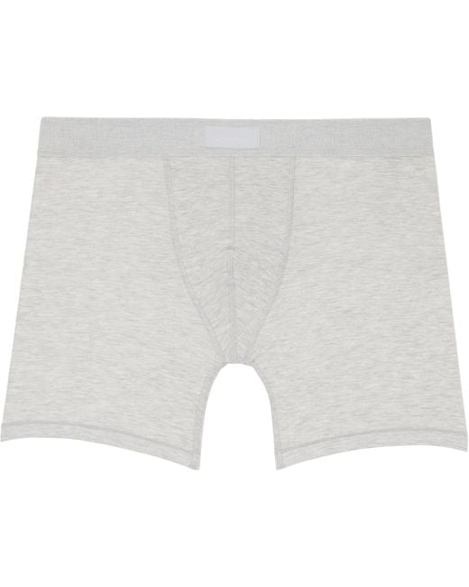Skims White Three-Pack Cotton 5 Boxer Briefs for men