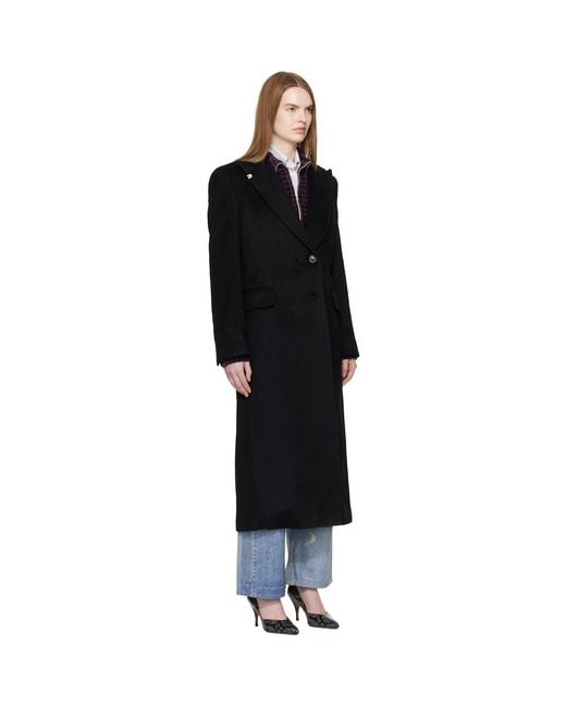 Our Legacy Black Manta Coat