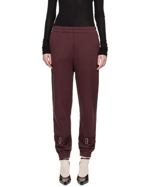 Undercover Black Burgundy Up2E1505 Lounge Pants