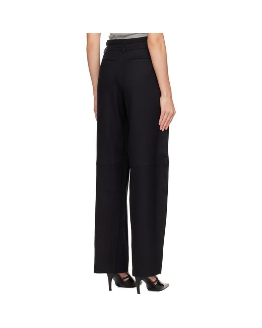 Sportmax Black Suspiro Trousers