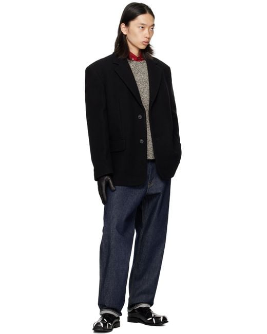 メンズ Handsome Stockholm ブラック Essentials グローブ Black