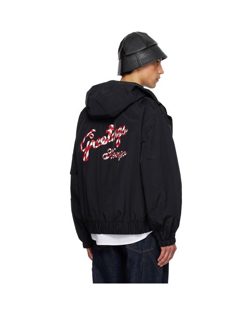 KENZO Blue Paris Winter Holidays' Windbreaker Jacket for men