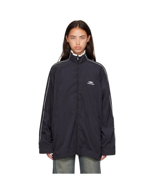 Balenciaga Blue Fluid Peachy Track Jacket