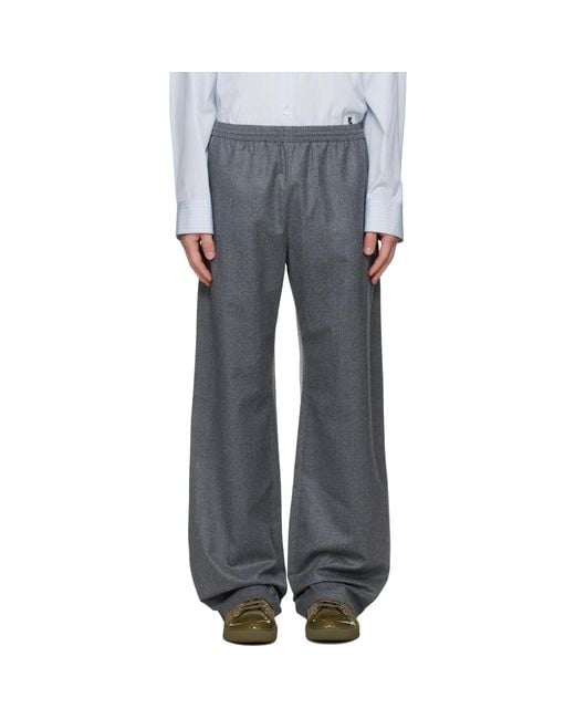 Lanvin Gray Pyjama Trousers for men