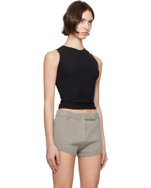 Skims ブラック Soft Lounge Vネック タンクトップ Black