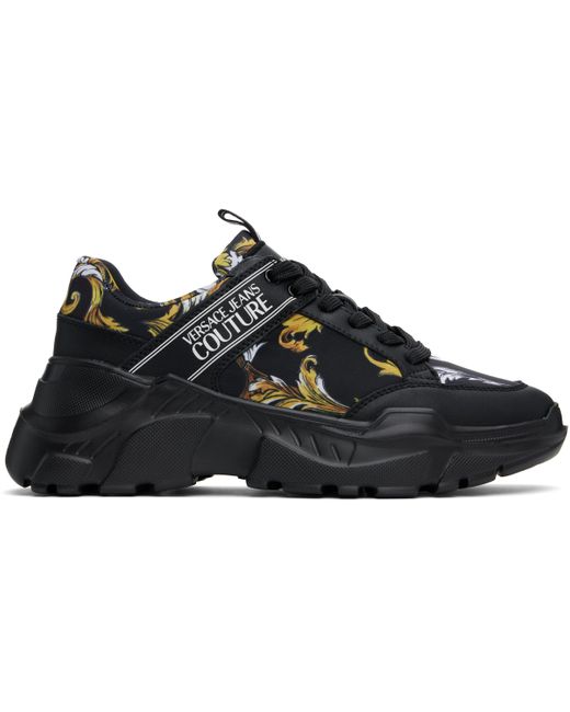 メンズ Versace Jeans Couture ブラック Speedtrack スニーカー Black