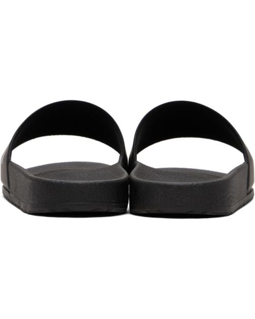 HUGO Black Logo Slides for men
