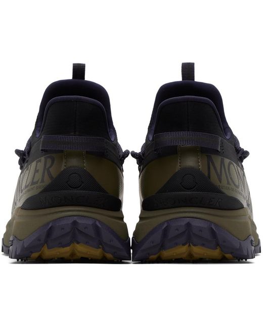 Moncler Black Khaki Trailgrip Lite 2 Sneakers for men