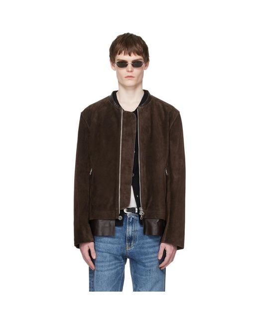 Our Legacy Black Drift Suede Jacket for men