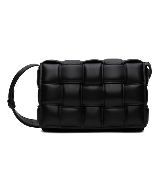 Bottega Veneta Black Padded Cassette Shoulder Bag