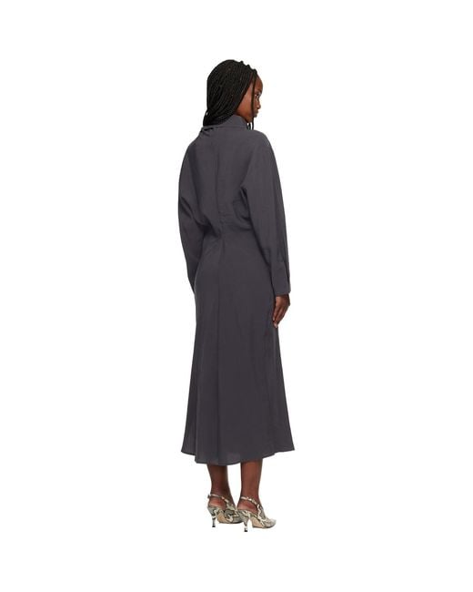 Studio Nicholson Black Haria Midi Dress
