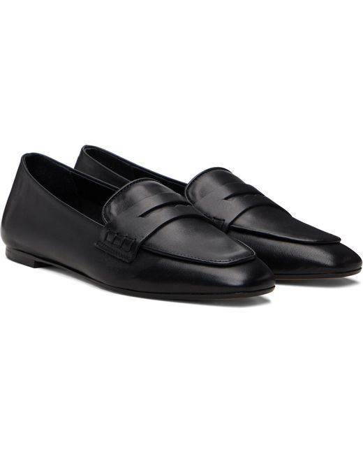 Aeyde Black Alfie Loafers