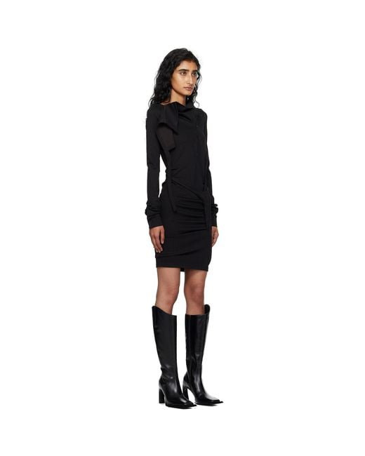OTTOLINGER Black Ada Minidress