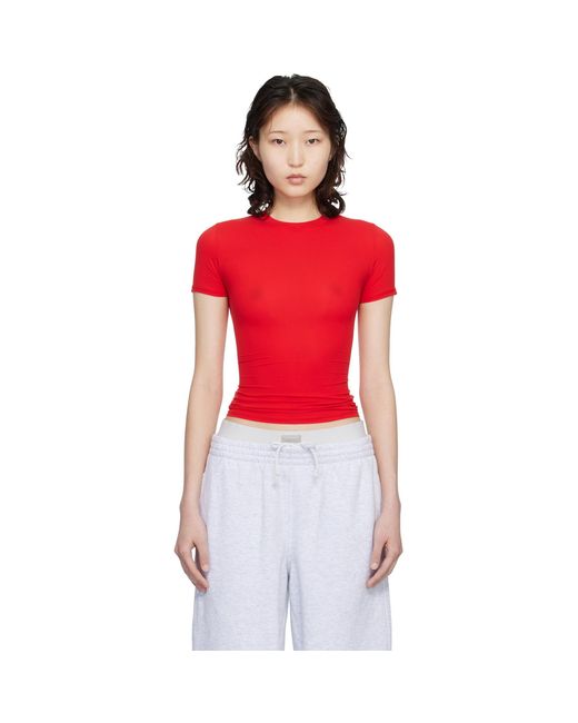 Skims Red Fits Everybody T-Shirt