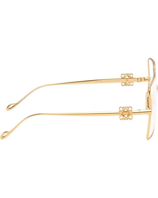 Loewe Metallic Square Glasses for men