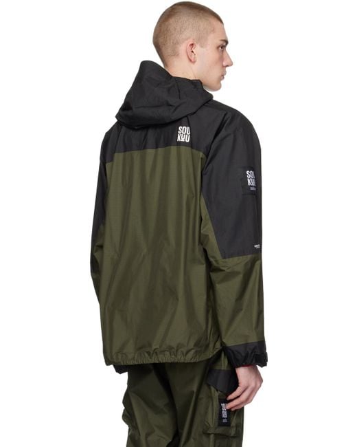 Undercover Green & Black The North Face Edition Hike Jacket for men