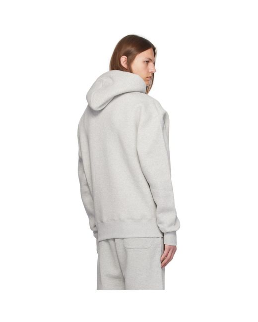 AMI White Ami De Coeur Hoodie for men