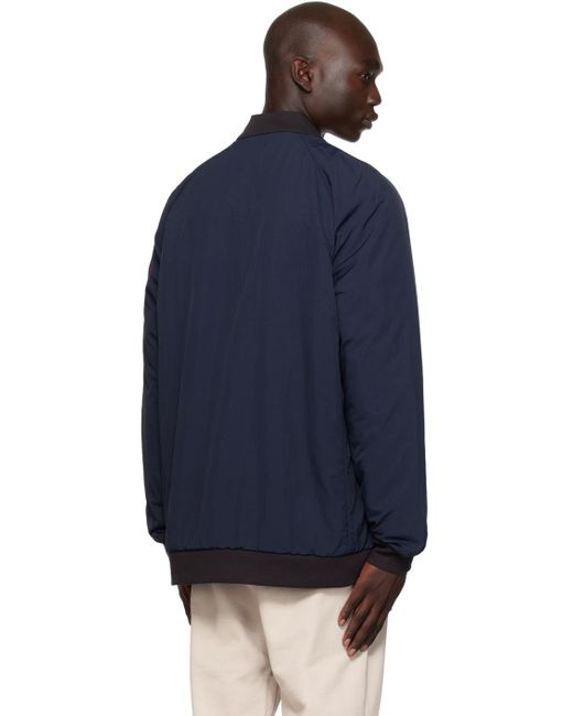 Canada Goose Navy Faber Bomber Jacket in Blue for Men Lyst UK