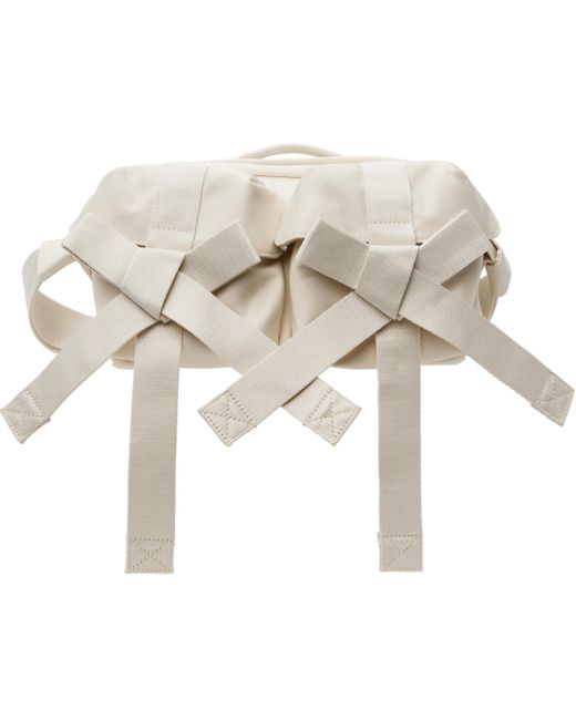 Simone Rocha White Off- Classic Bow Crossbody Bag
